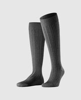 FALKE Carpet in Shoe Men's Knee-High Socks - black