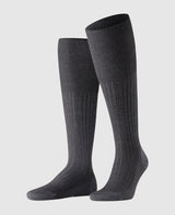 FALKE Bristol Men's Knee-High Socks - anthracite mel.