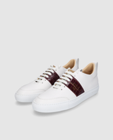 Turin Tennis Sneaker NP - White/Burgundy