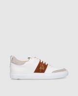 Turin Tennis Sneaker NP - White/Brown