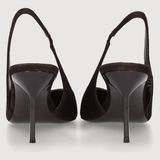 LIDIA SLINGBACK 70 - Dark Brown