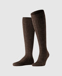 FALKE Carpet in Shoe Men's Knee-High Socks - dark brown