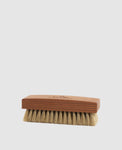 High-quality polishing brush with horsehair bristles - White