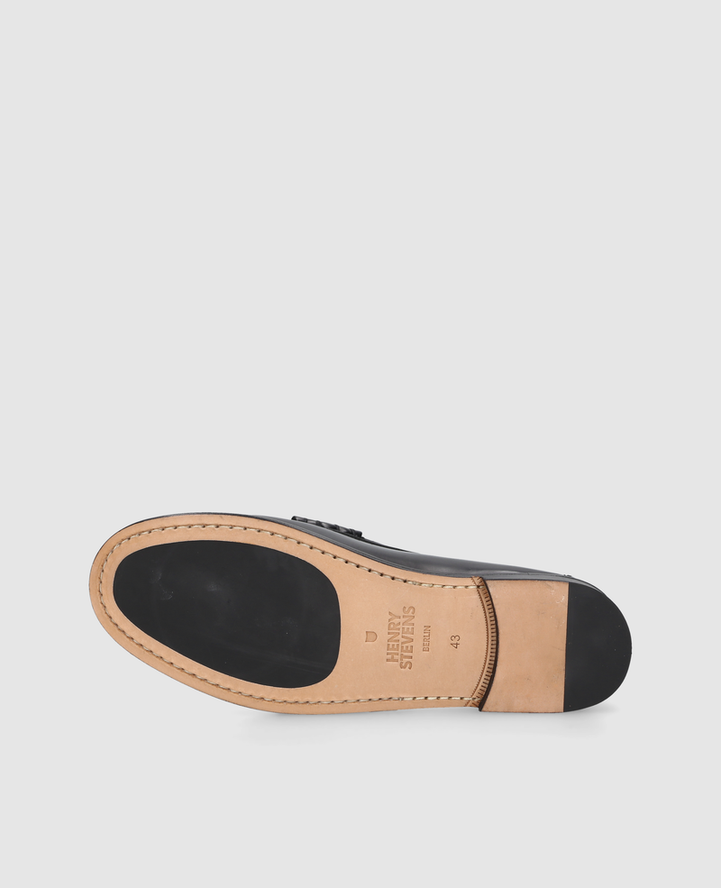 Penny Loafer in Schwarz/Grün - Schwarz/Grün