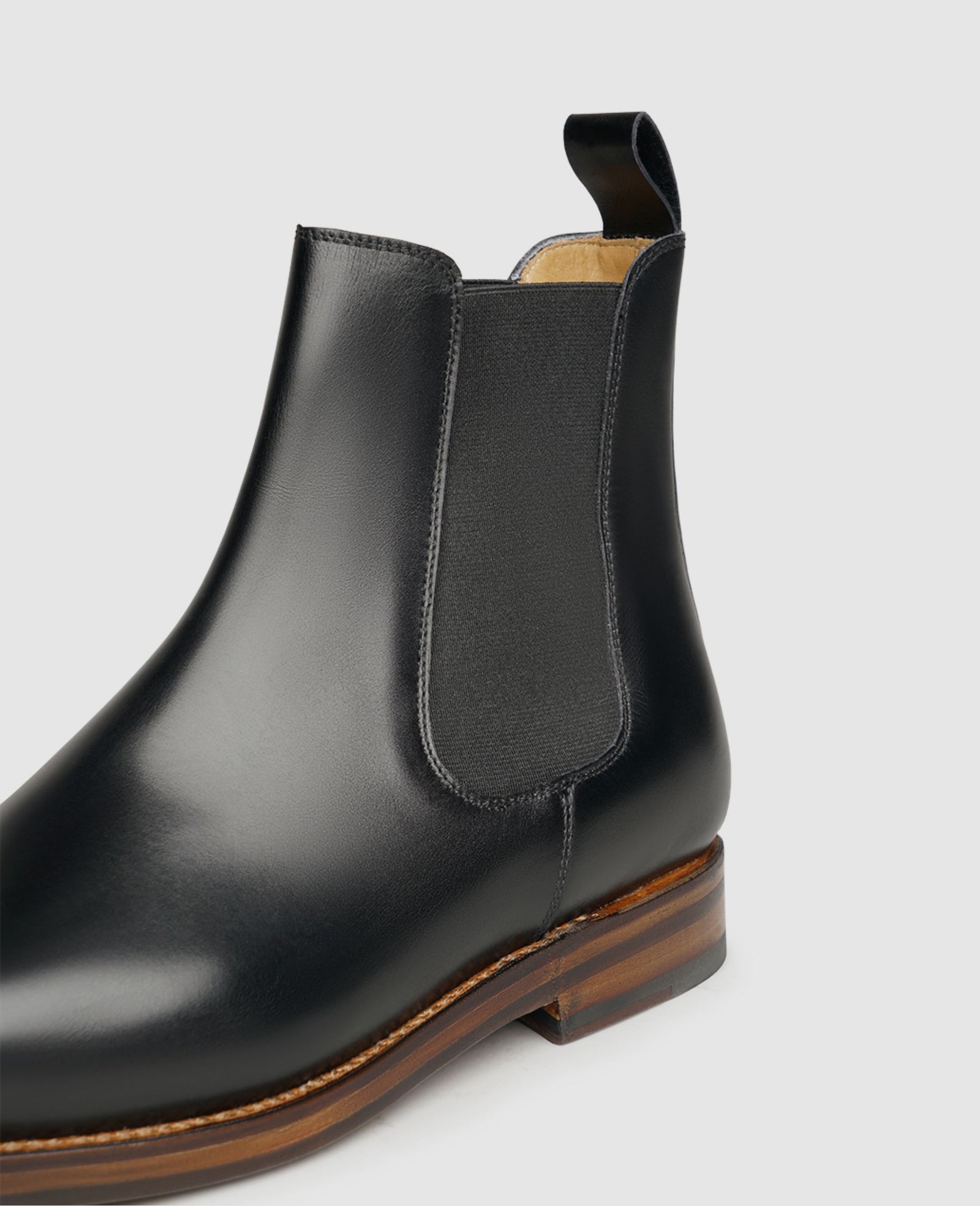 Rahmengenähte Chelsea boots for men made of Boxcalf | Heinrich