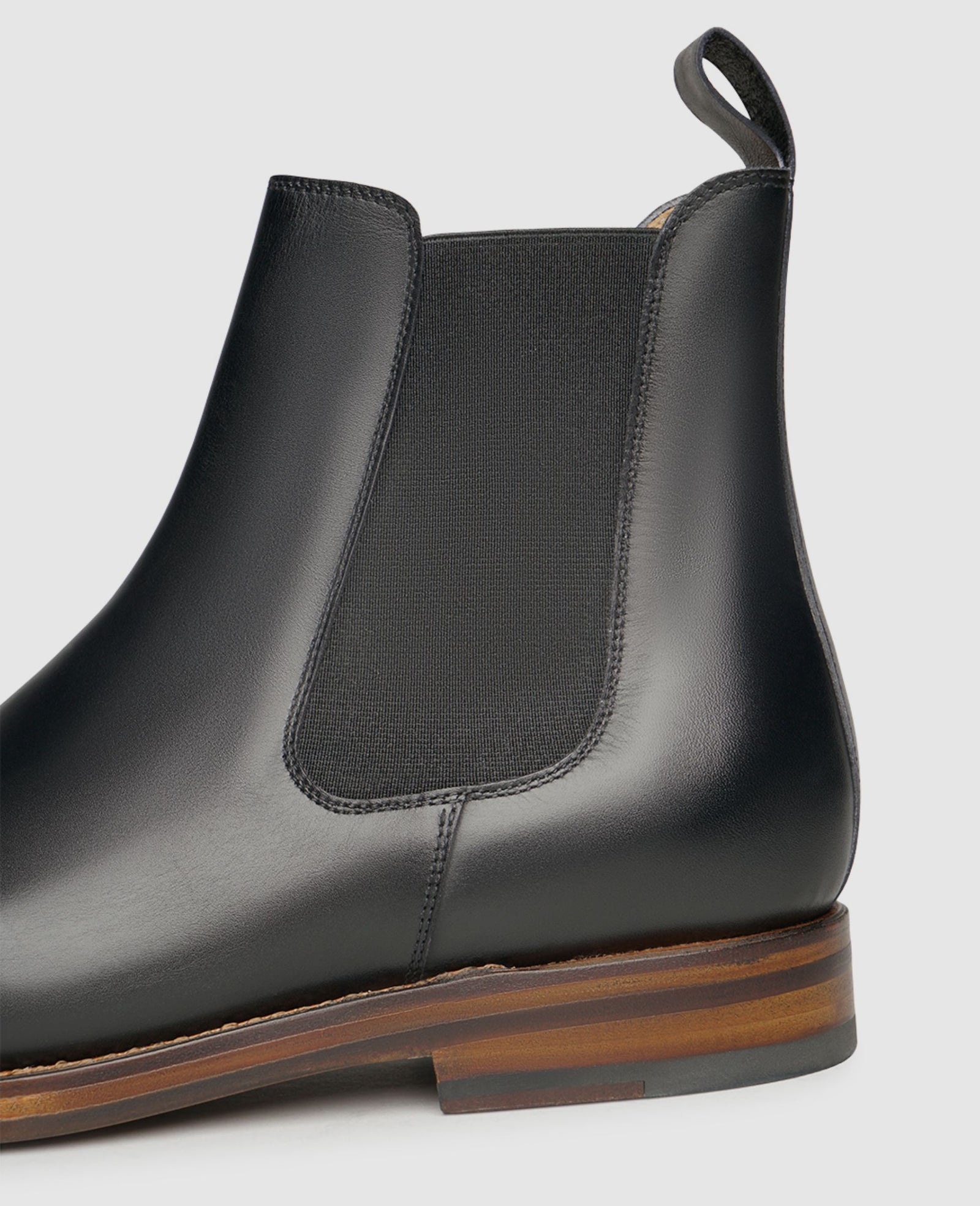 Rahmengenähte Chelsea boots for men made of Boxcalf | Heinrich