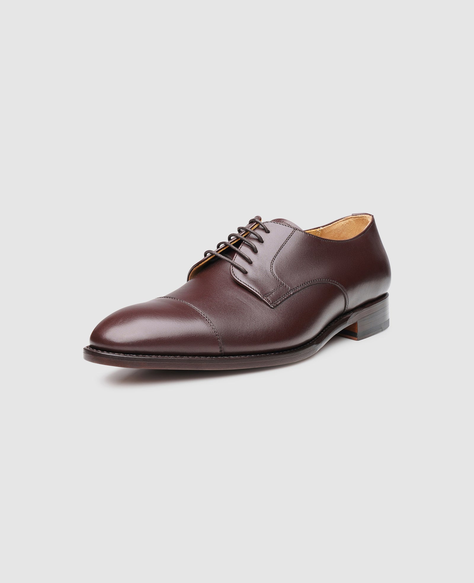 Shoepassion The Berlin Shoe Brand Brown Polished Leather Derby 5551 Men Size 10 s-l1200.jpg main image 3