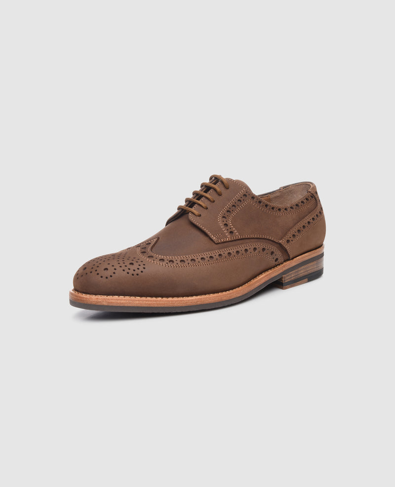 Lucerne Full-Brogue J - Coffee