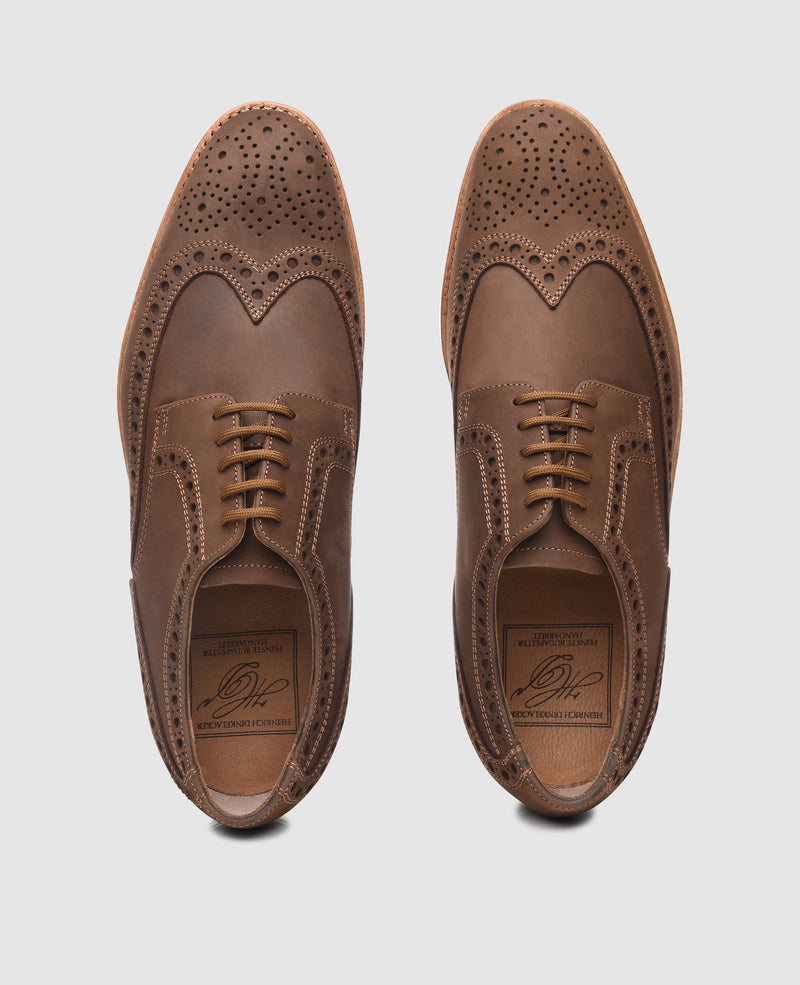 Lucerne Full-Brogue J - Coffee