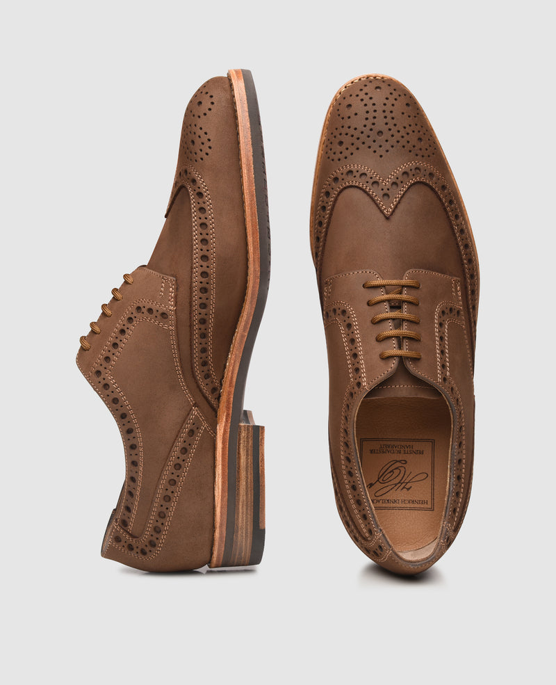 Lucerne Full-Brogue J - Coffee
