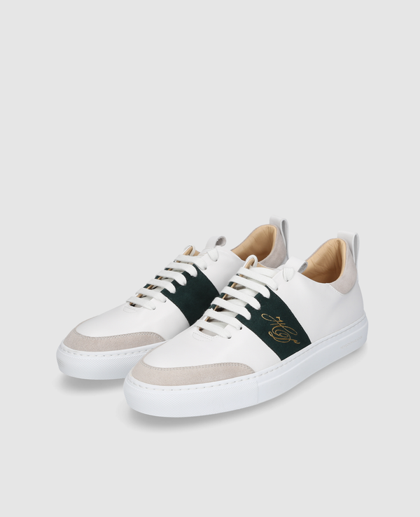 Turin Tennis Sneaker NP - White/Petrol