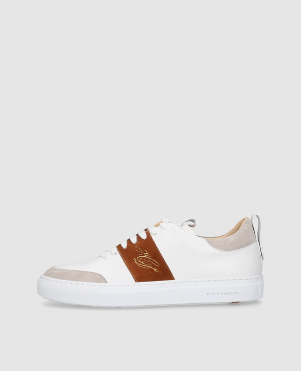 Turin Tennis Sneaker NP - White/Redbrown