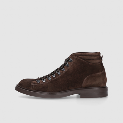 Velvet and suede shoes for men