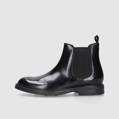 Leather ankle boots for men