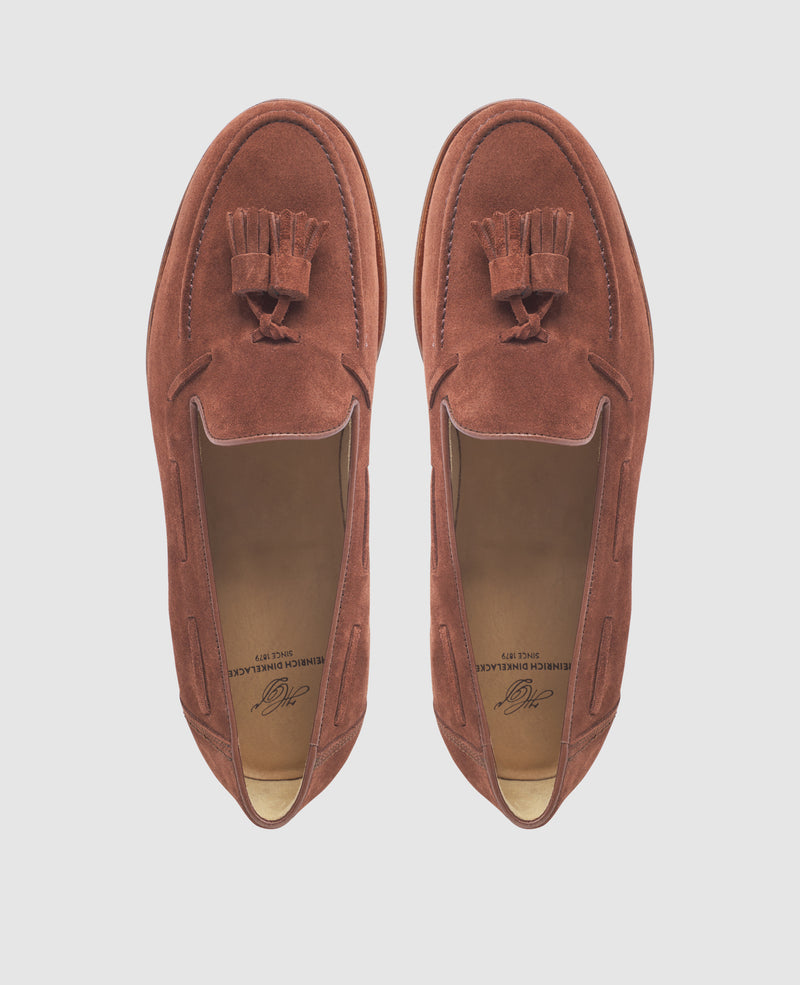 Vienna Plain Tassel V - Reddish Brown