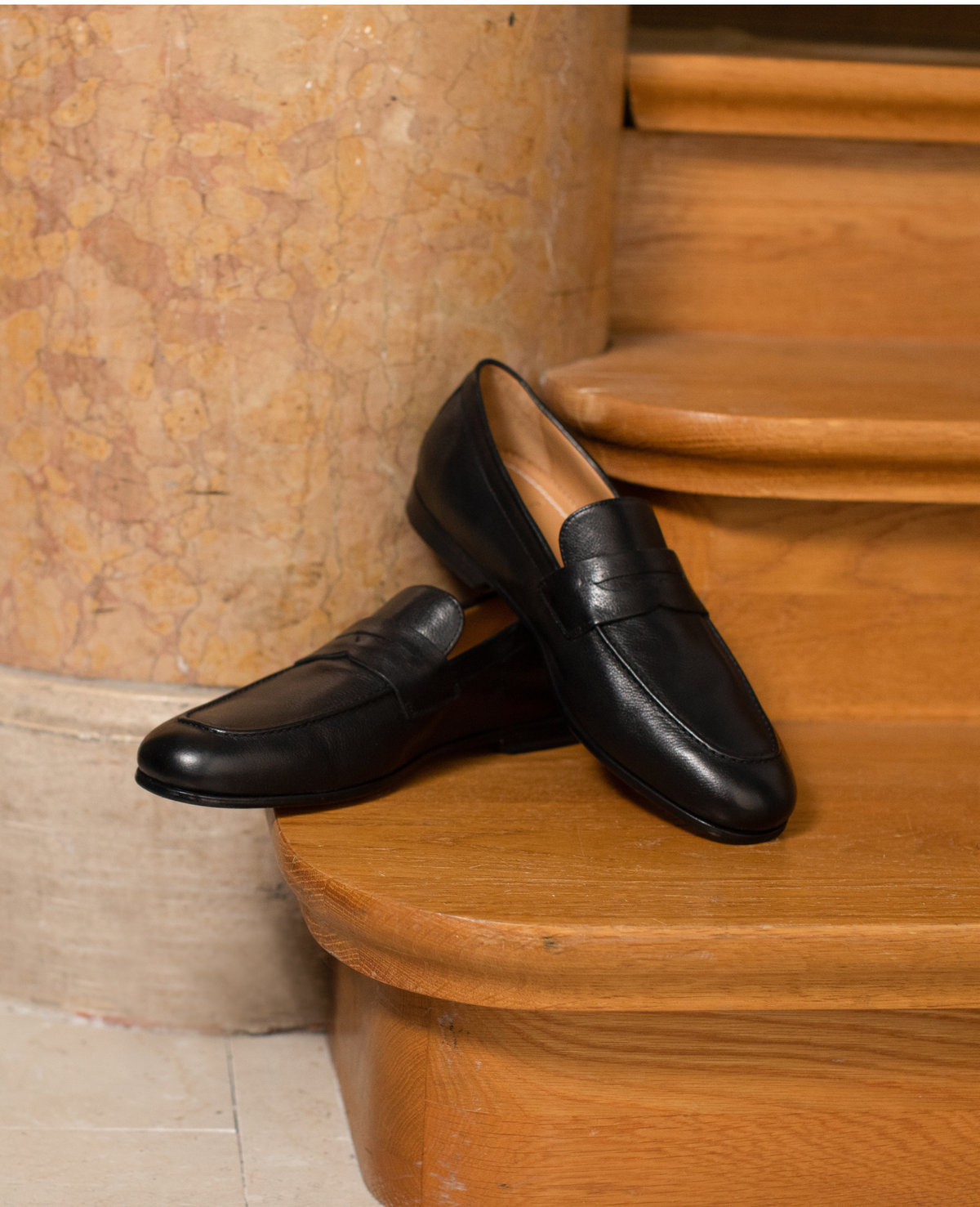 Henry Maxwell London Black Square-Toe Loafers M 10 partlowofficial These boots designed by my friend  main image 4