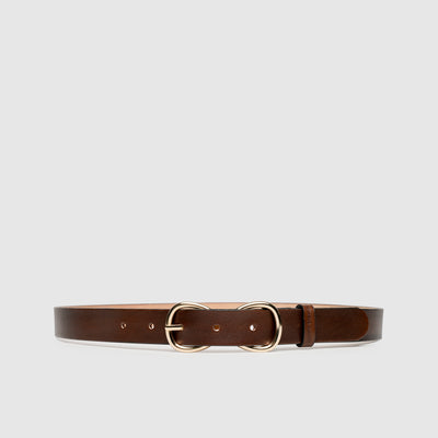 Women's leather belt