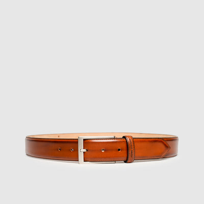 Men's leather belt