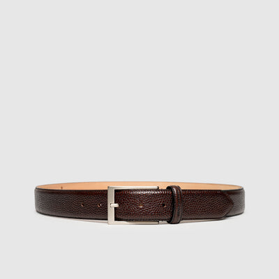 Men's leather belt