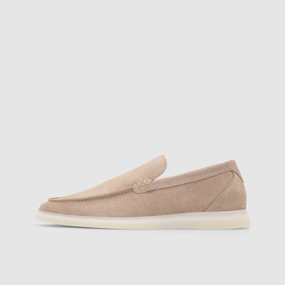Velvet and suede shoes for men