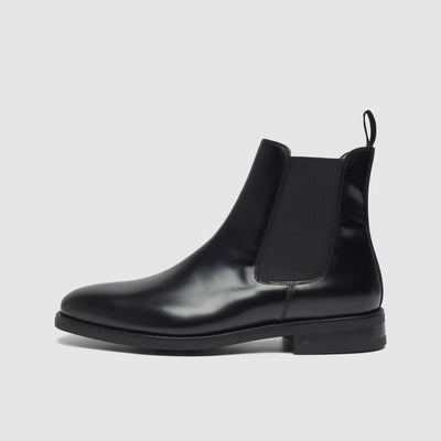 Black boots for men