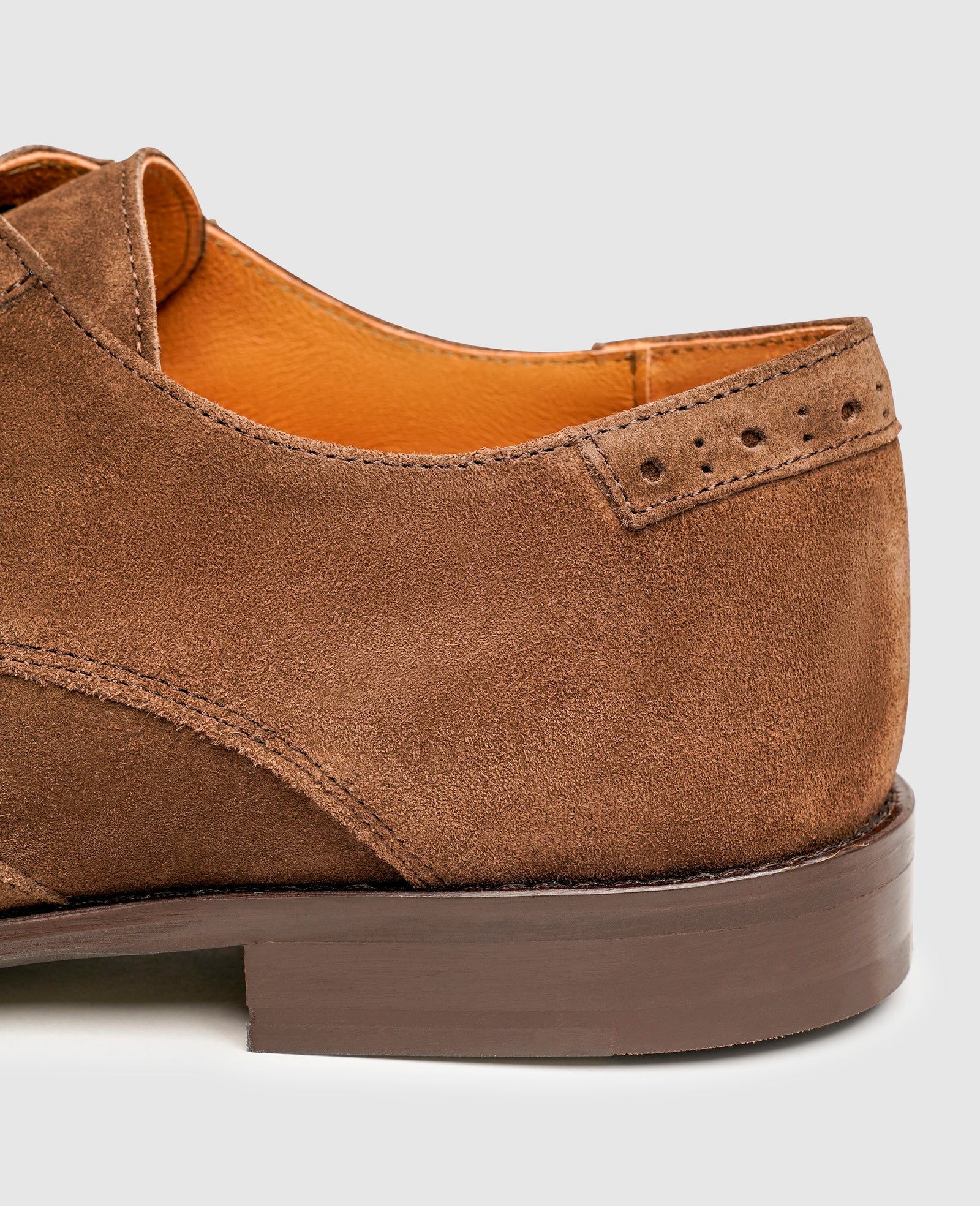 Clarks Wallace Suede Leather Tan Oxford Shoes - NEW Clarks Wallabee 26170538 Mens Brown Suede Oxfords & Lace Ups  main image 2