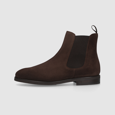 Text: Goodyear-welted men's boots