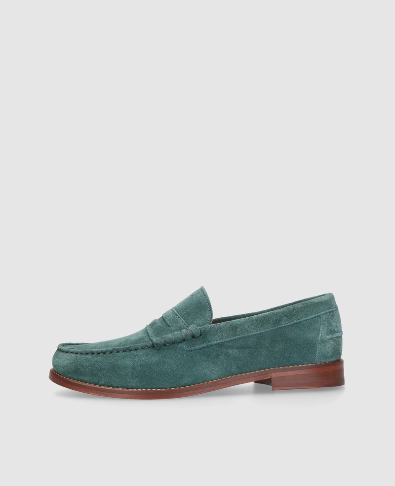 The Riley M PL Loafer in Petrol for Men | Shoepassion