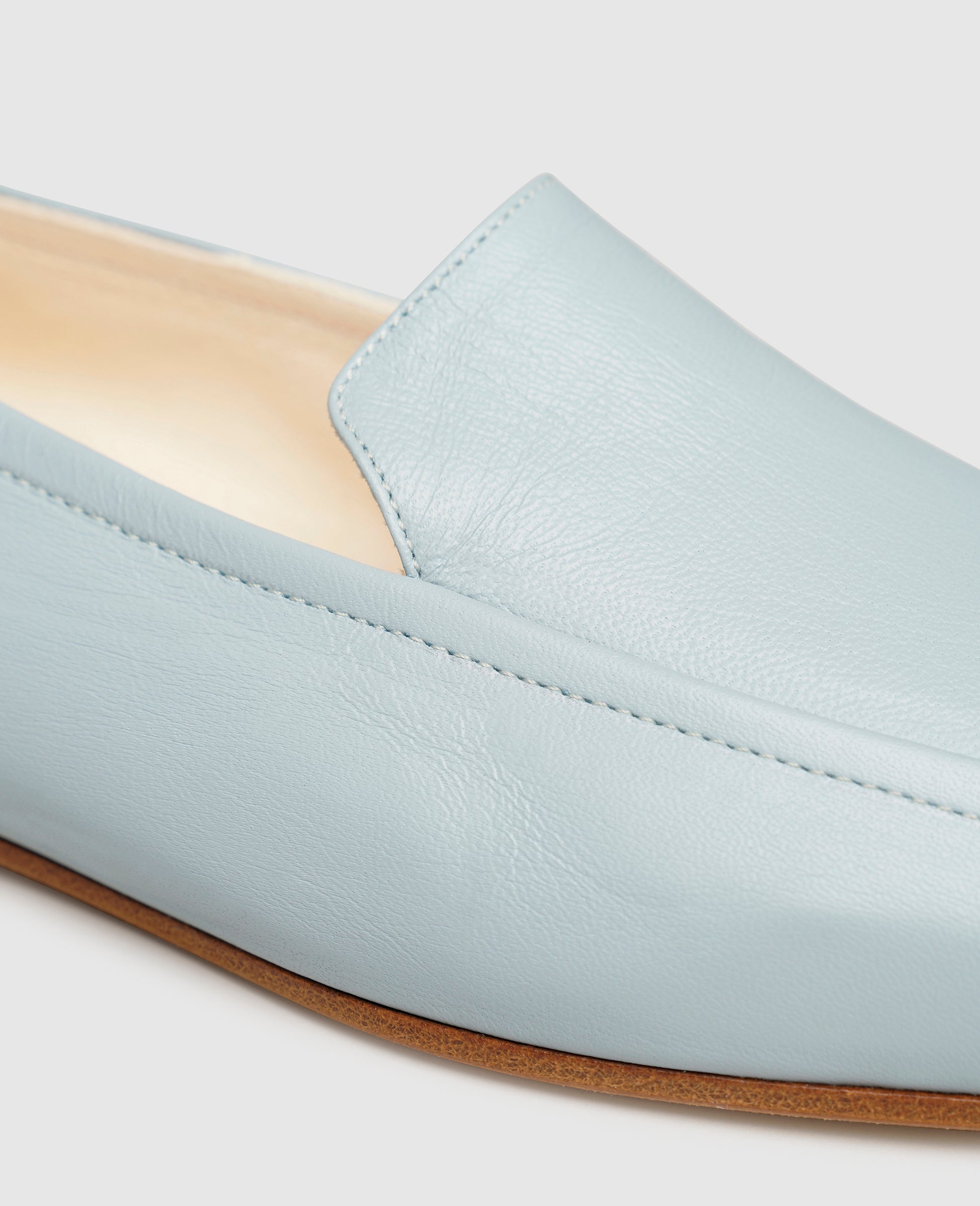 Audrey HVL Loafer in Ice Blue - Henry Stevens | Shoepassion