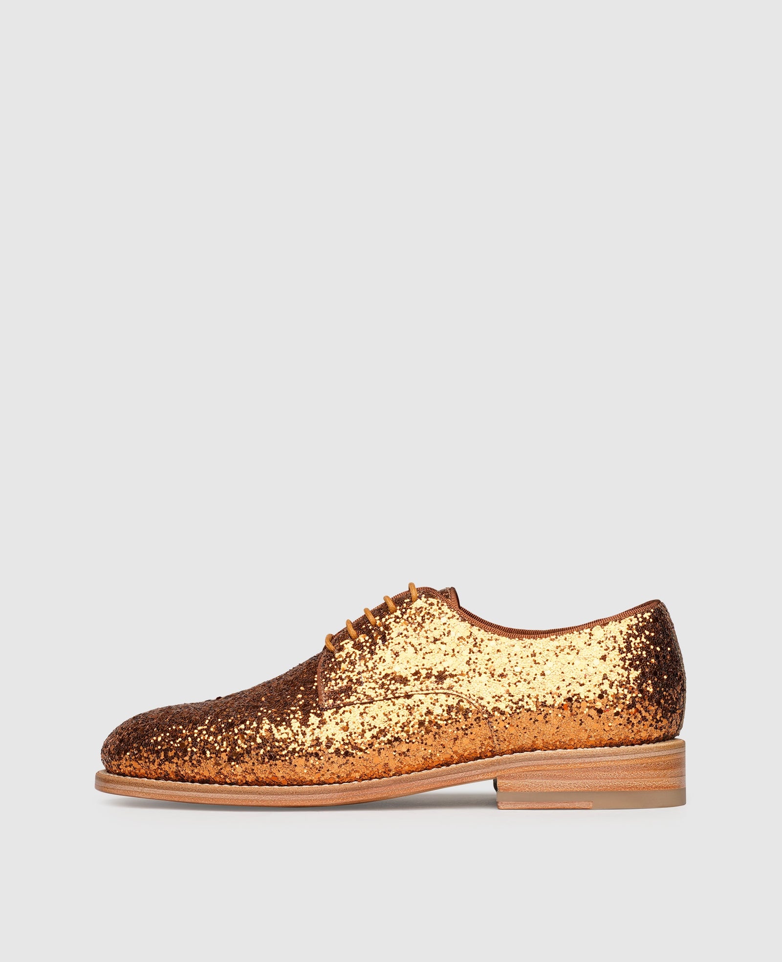 Rahmengenähter Derby Glitter Women's Shoe Henry Stevens