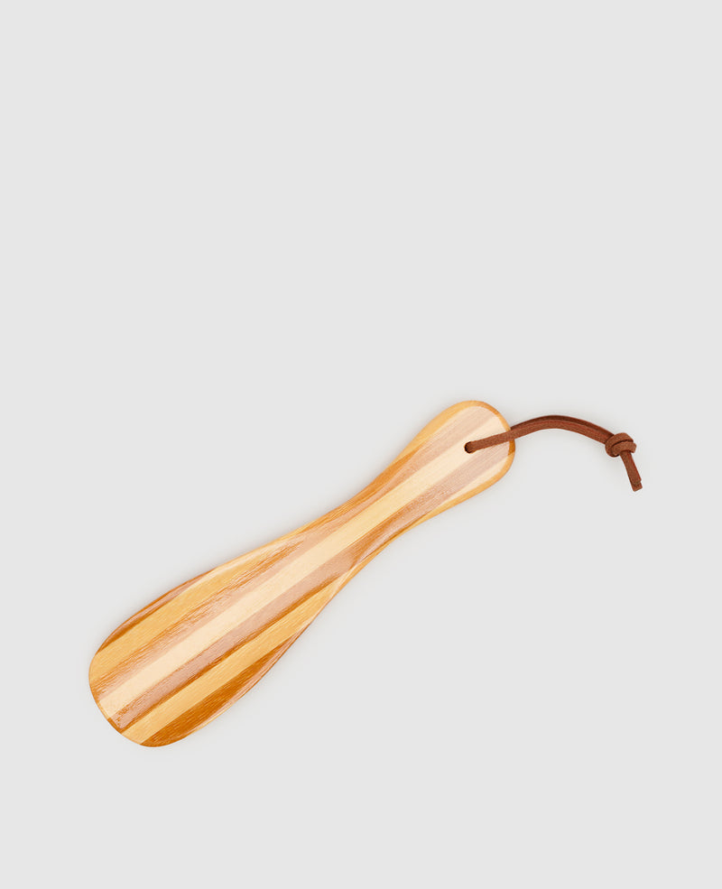 Short Wooden Shoe Horn - Bamboo
