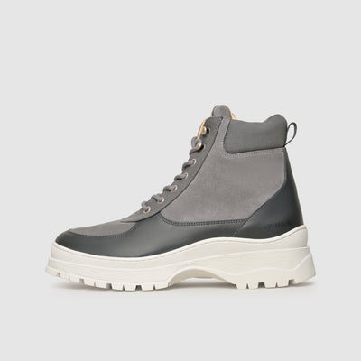 Gray boots for men
