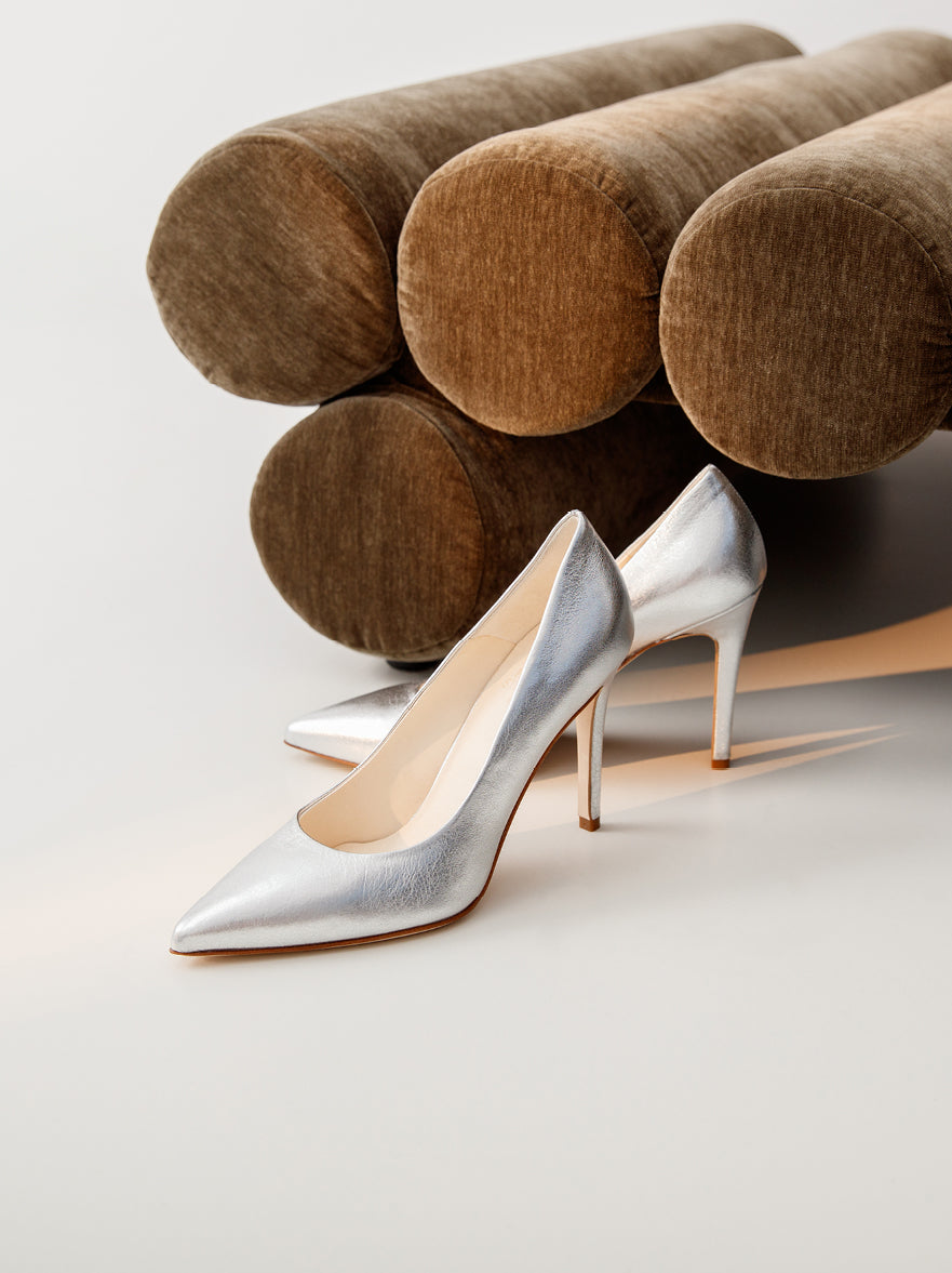 Leather gloves with cuff Shoepassion
