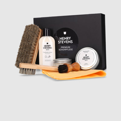 Shoe polishing set