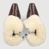 BETTINA WINTER ANKLE BOOT 50 - Dark Brown/Natural
