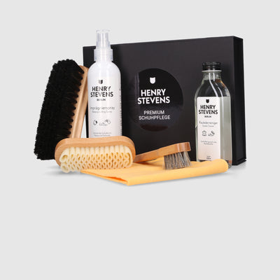 Shoe polishing set