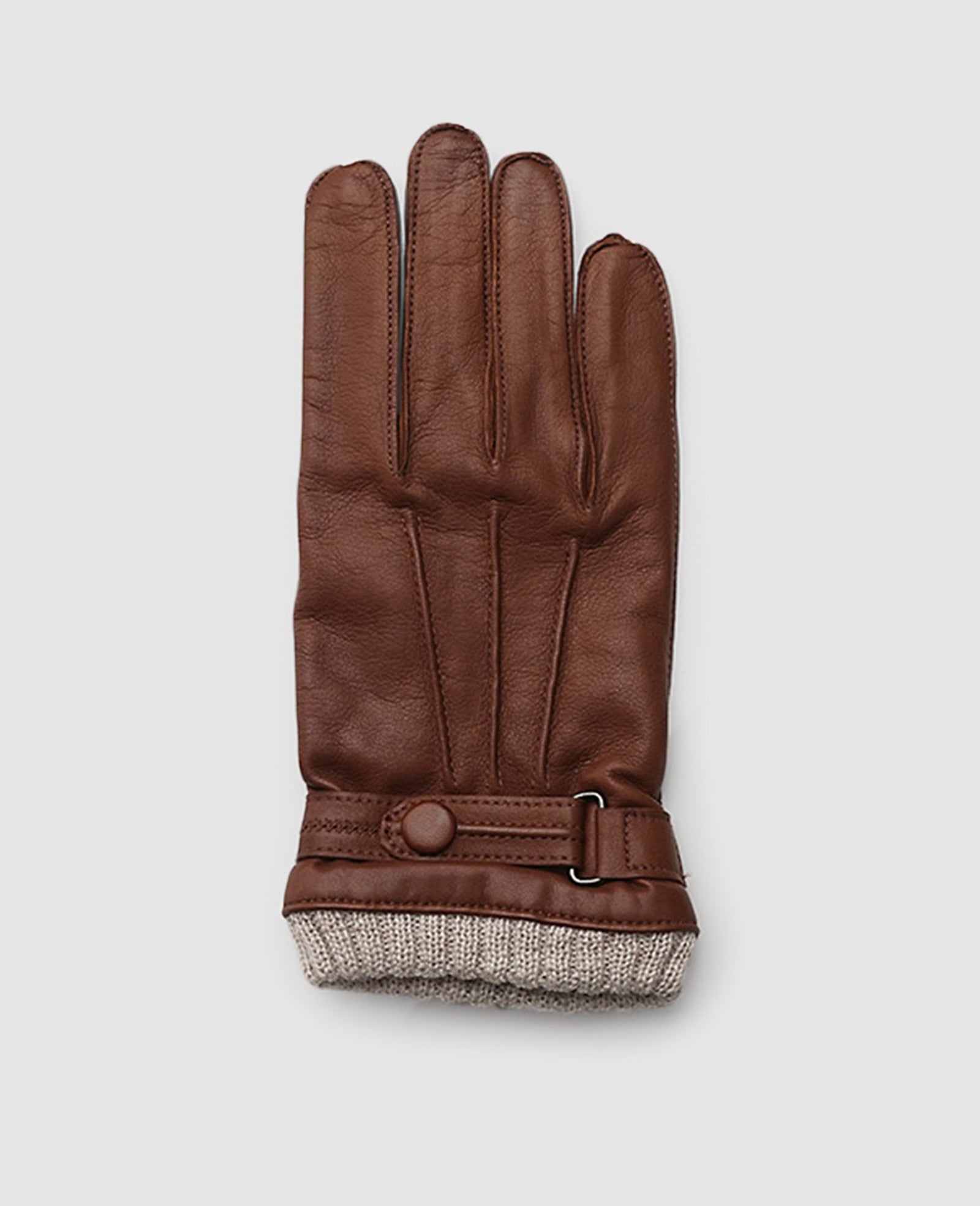 Lederhandschuhe mit Bund