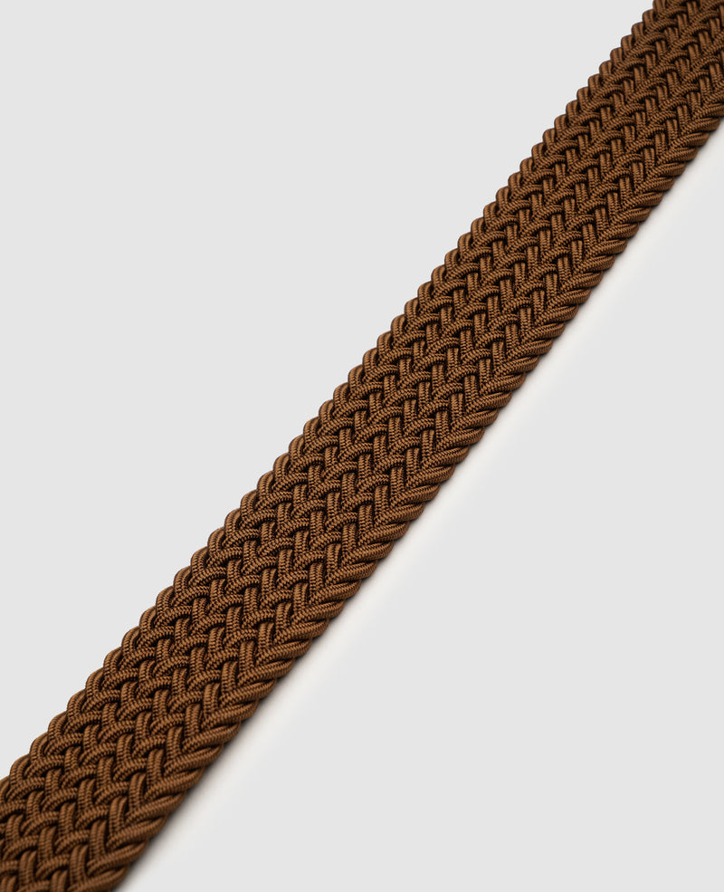 Braided Belt - Brown