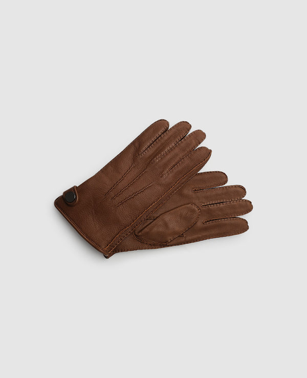 Deerskin gloves - Light Brown