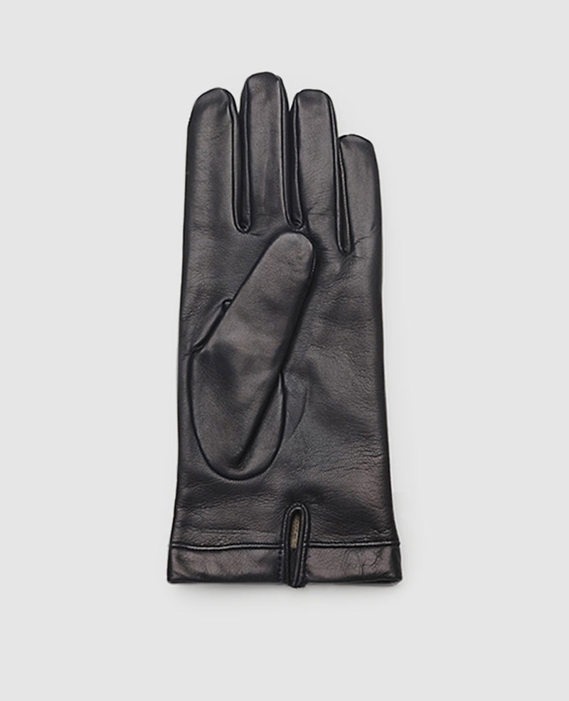 Fine leather gloves - Black